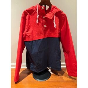 Old Navy Men's Red Navy Pullover Hoodie Jacket Medium‎ – Like New